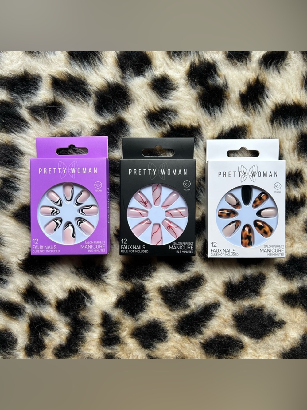 (3) Pretty Woman Press On Nail Sets